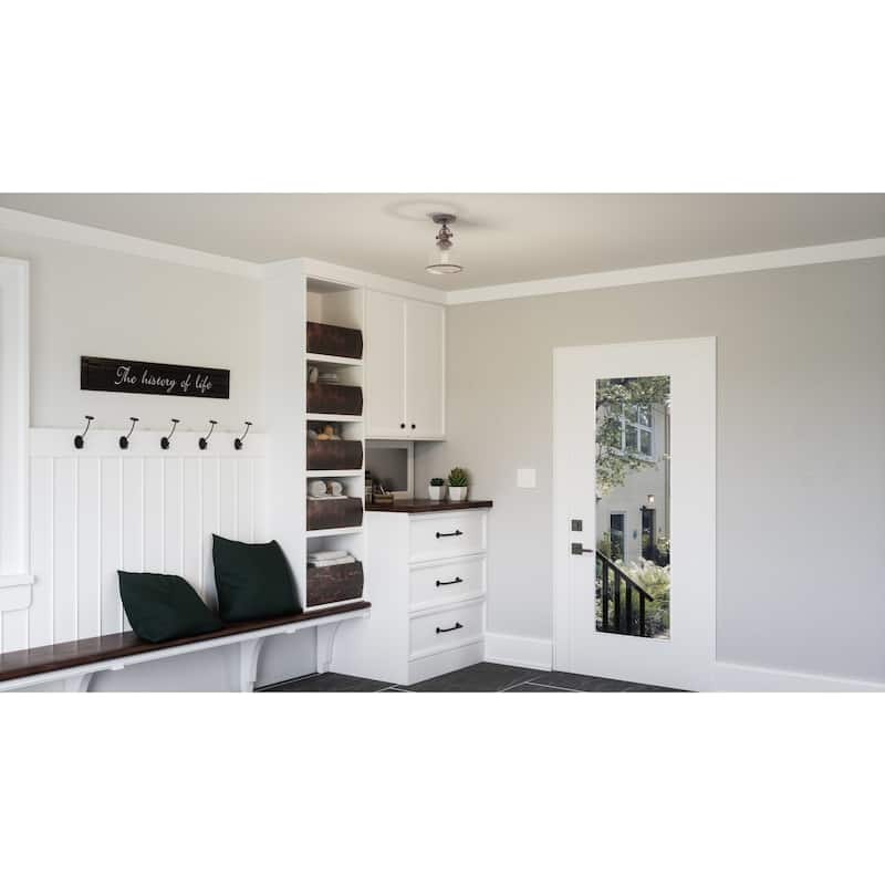 Bellevue Hamblen 8" Wide Semi-Flush Ceiling Fixture