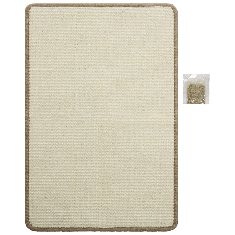 SAFAVIEH Home Sisal Small Boucle Weave Cat Scratch Mat