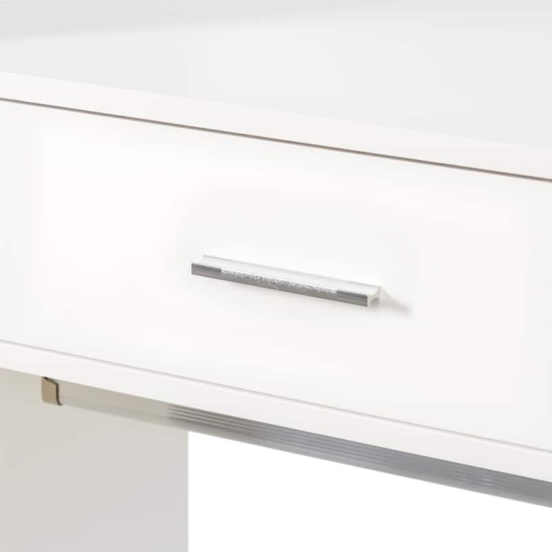74.8''H Stand-Alone Closet Storage System with Drawer and 6 Shelves, 2 Hanging Rods