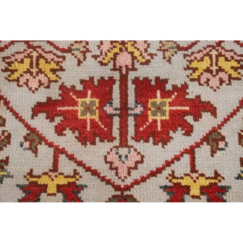 Heriz Serapi Oriental Foyer Rug Hand-Knotted Wool Carpet - 3'0"x 4'11"