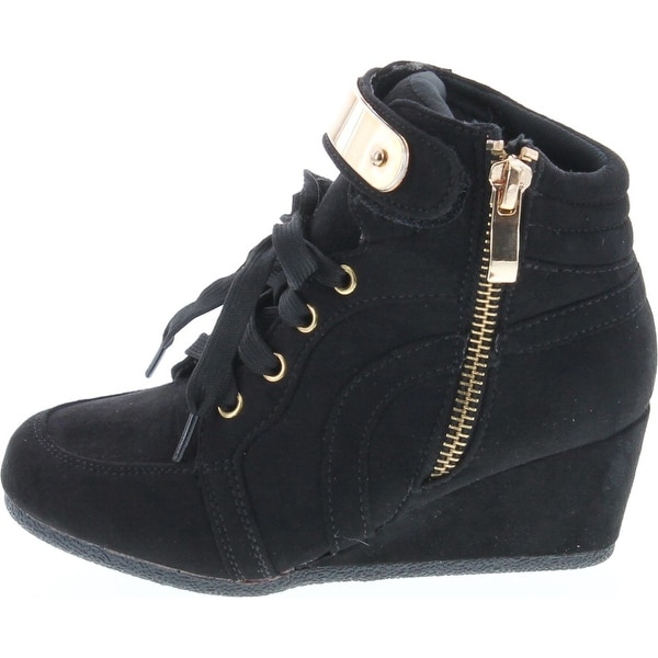 girls wedges sneakers