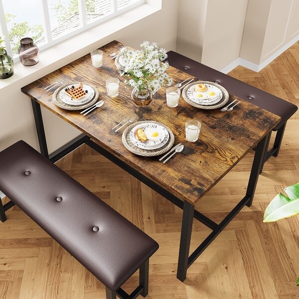 Dining Table Set for 4 Kitchen Table with Benches On Sale Bed Bath Beyond 39452640