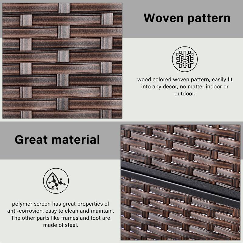 2Set Patio Outdoor Privacy Metal Screens and Panels