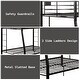 preview thumbnail 4 of 3, Limbra Sandy Black Finish Full XL/Queen Bunk Bed