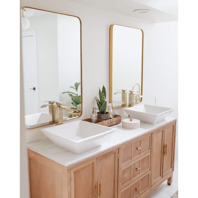 Highland Rounded Corner Vanity Mirror