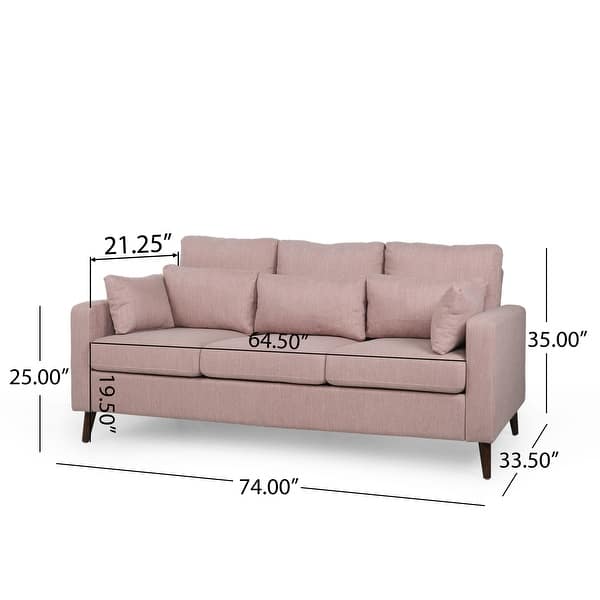 Roselle Upholstered 3-seat Sofa by Christopher Knight Home - Bed Bath ...