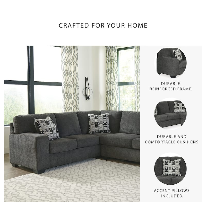 Ballinasloe 3-Piece Sectional - Smoke