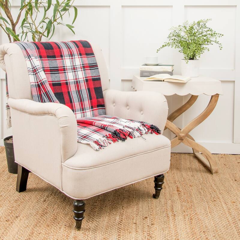 BlanketRedtail Lodge Plaid Woven Throw