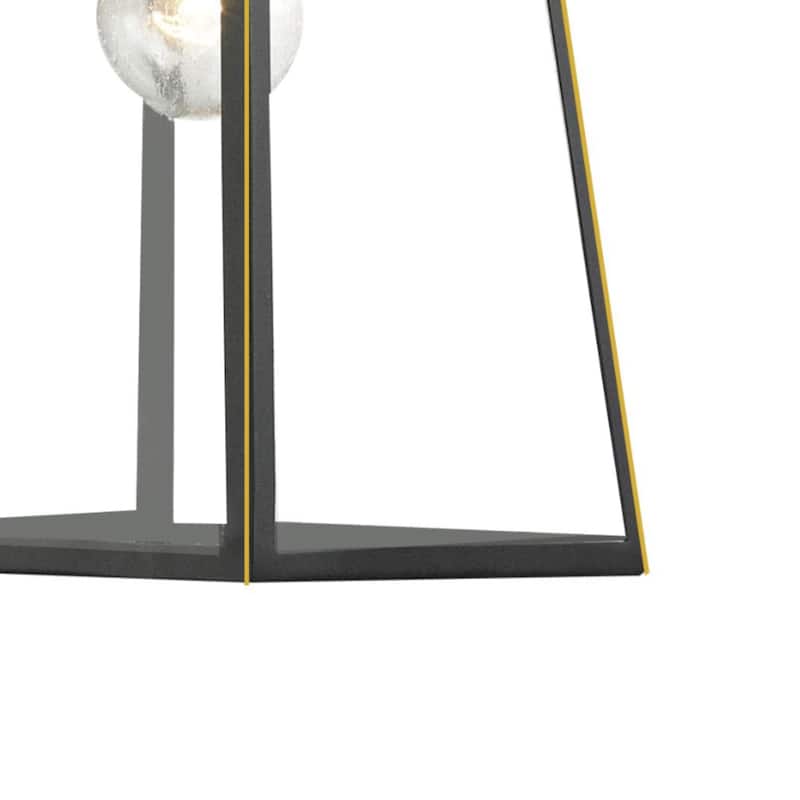 1 Light Outdoor Wall Mounted Lighting In Imperial Black Finish - Imperial Black