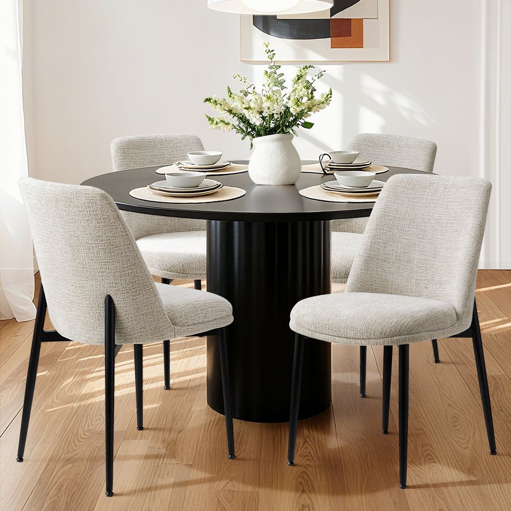 Upholstered Back Dining Chair (Set Of 4)