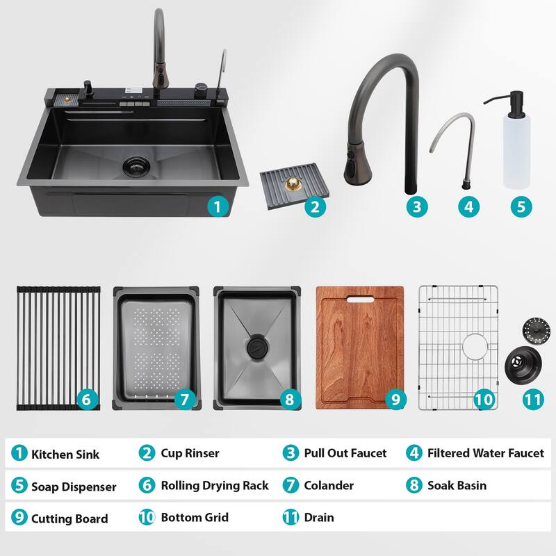 30" Drop-In 16 Gauge Single Bowl Stainless Steel Kitchen Sink - 30'' x 19'' x 9''