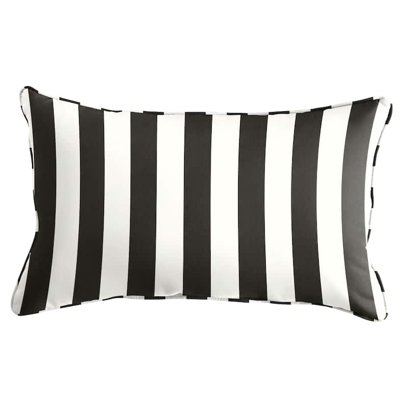 Sunbrella Cabana Classic Indoor/Outdoor 16x26 Corded Pillow (Single) - 16 in x 26 in