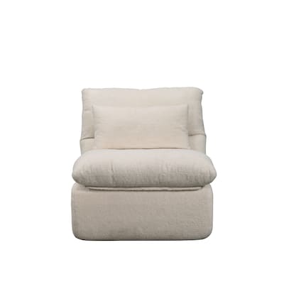 Beige 1-Seating Living Room Sofa Set