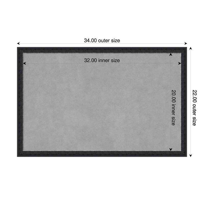 Amanti Art Bethany Black Framed - 34 x 22 in - Bethany Black