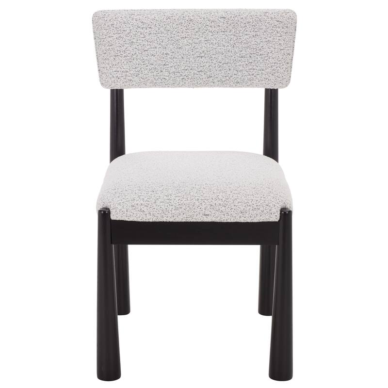 SAFAVIEH Home Koki Dining Chair - 21"W x 21"D x 34"H - Black/White