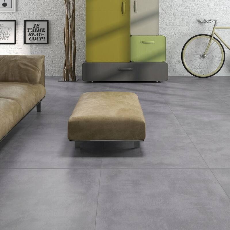 The Tile Life Studio 22x24 Gris Porcelain Floor & Wall Tile