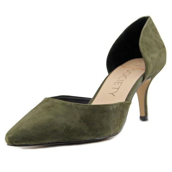 Sole Society Reymina Women Olive Pumps