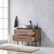 preview thumbnail 64 of 78, Trento Bath Vanity with Sintered Stone Top with Concrete Sink (C)