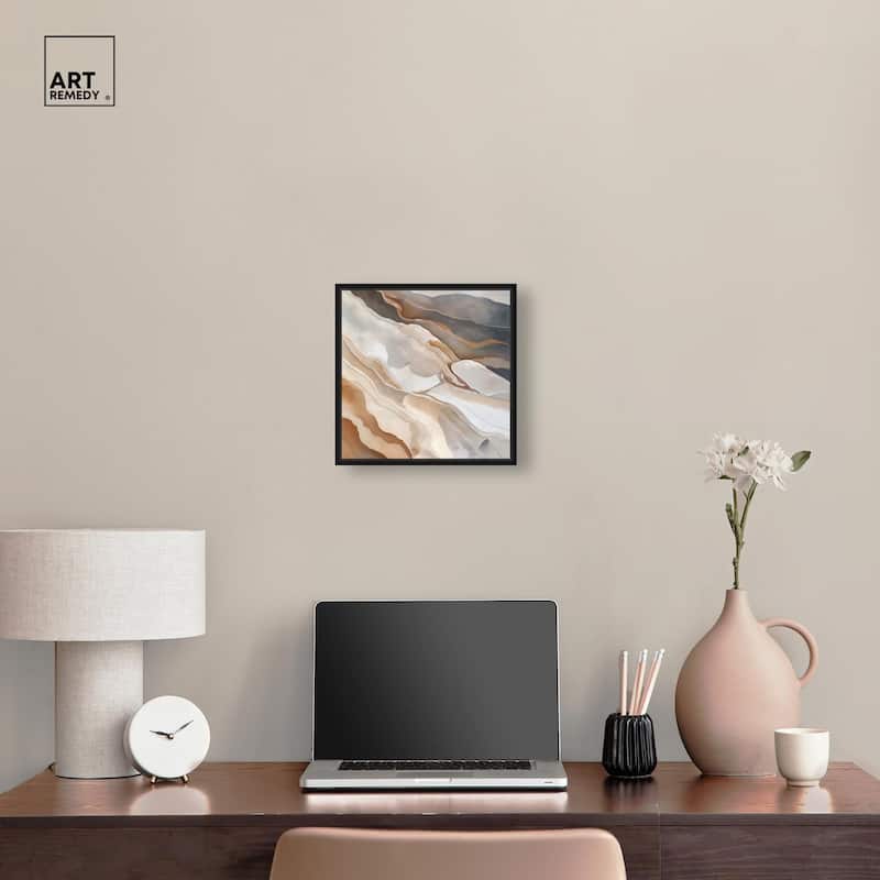 Earthen Flow Canvas by Art Remedy