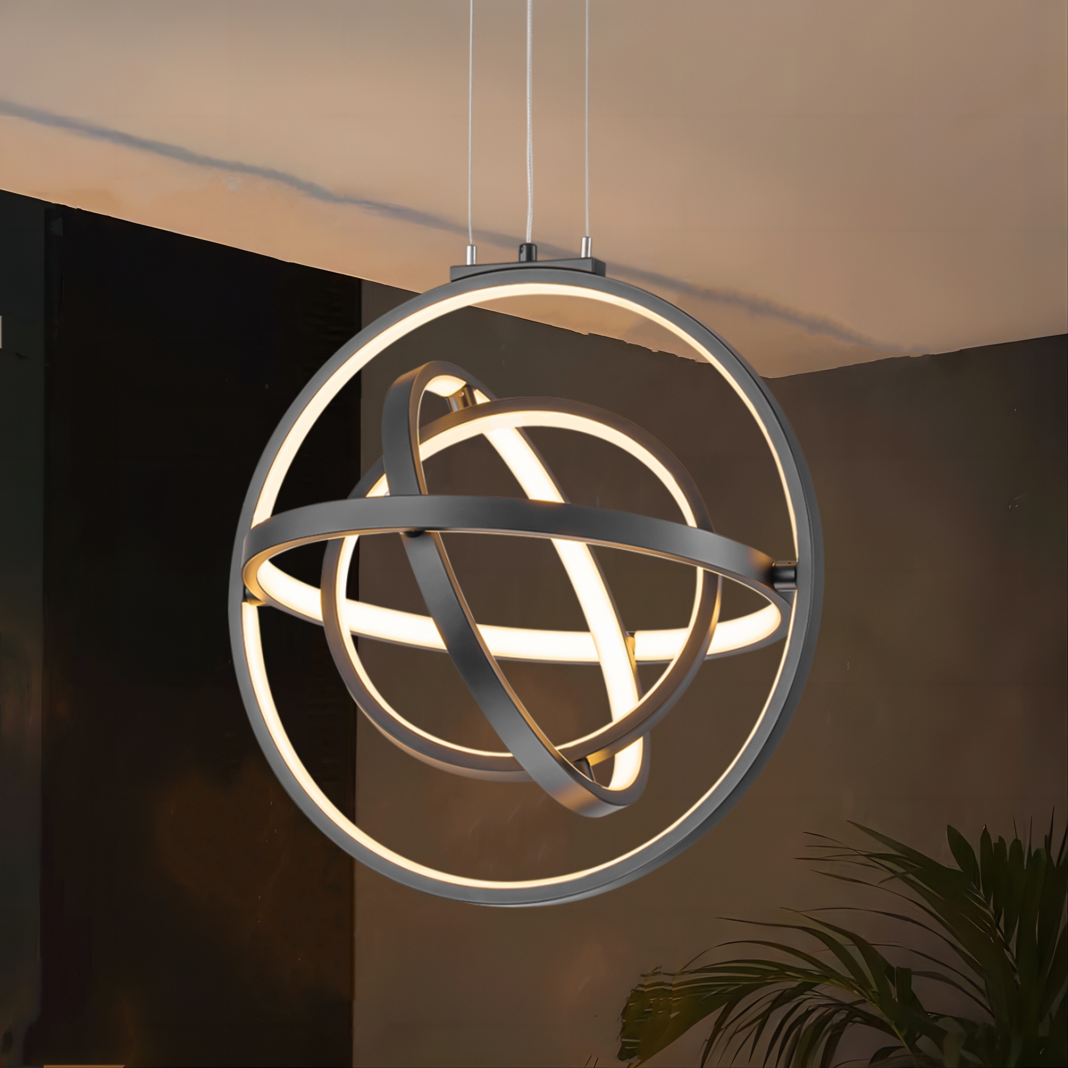 Hera - Modern Circular Led Chandelier, image size:3500x3500