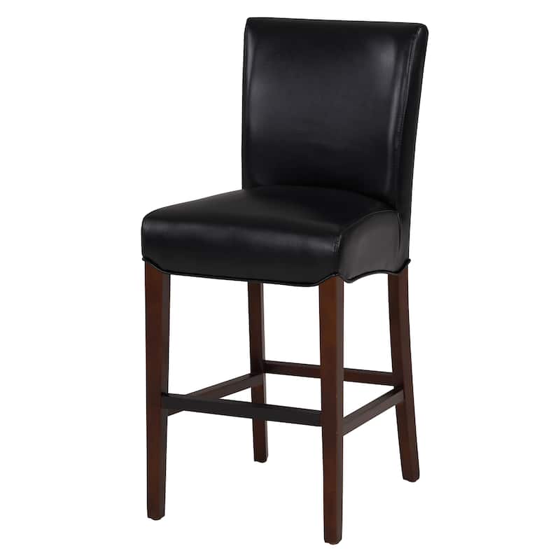 NPD Furniture Milton Bonded Leather Counter Stool - Black