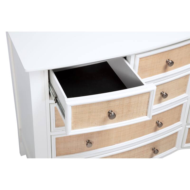 Bexhill 10-drawer Dresser White