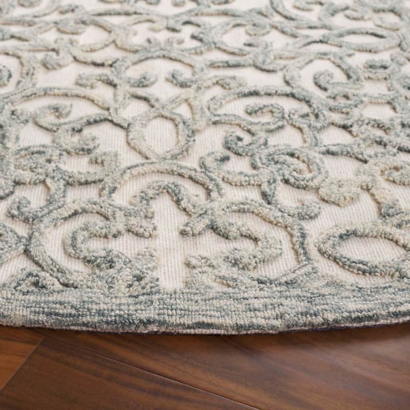 SAFAVIEH Handmade Trace Racheal Modern Wool Rug