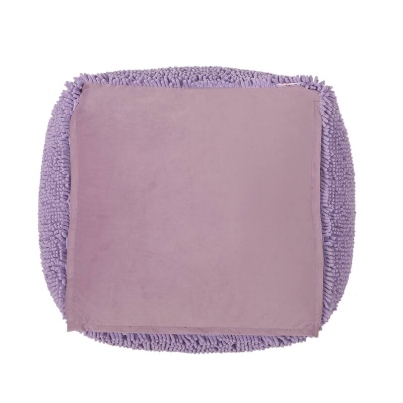 Stylish look Microfiber Square Pouf Easy to maintain