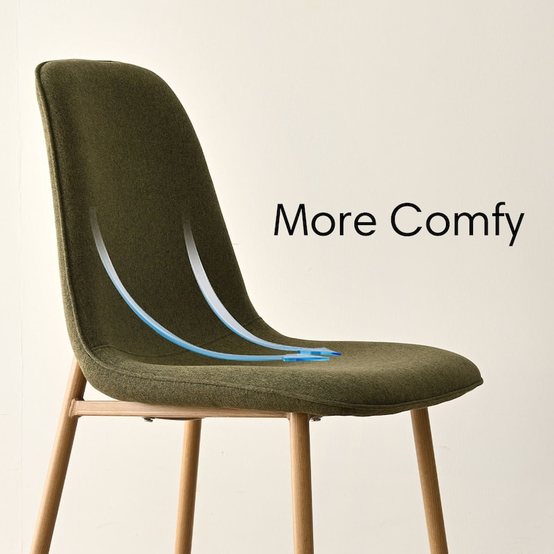 Upholstered Full Back Side Dining Chair(Set of 8)