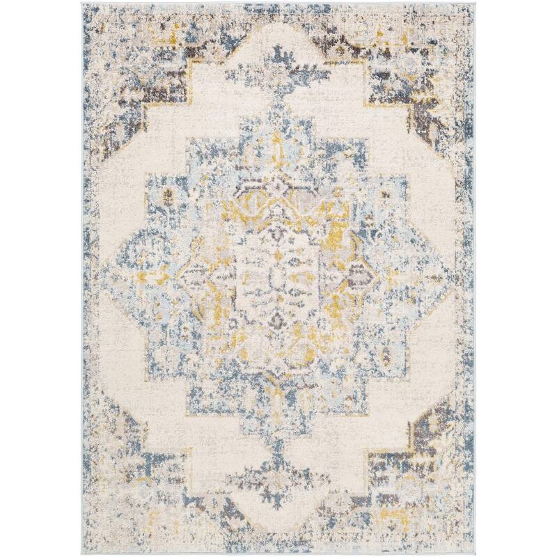 Livabliss Ankara Traditional Medallion Area Rug