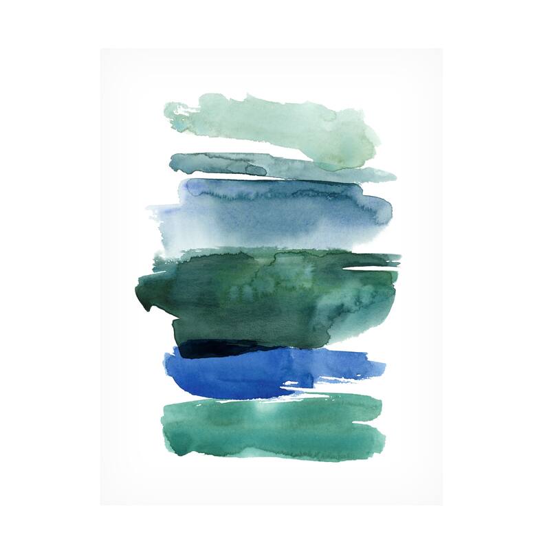 Grace Popp 'Swatches Of Sea I' Canvas Art