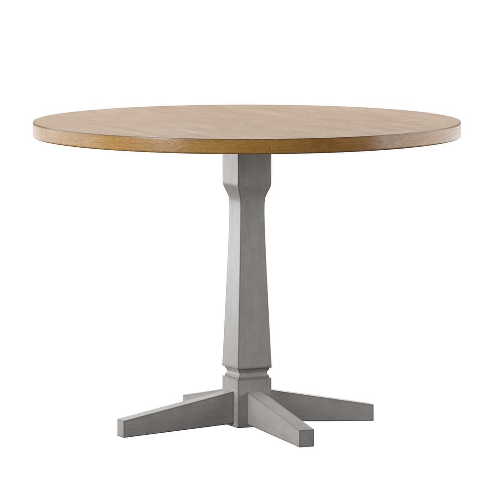 Eleanor Round Two-Tone Dining Table by iNSPIRE Q Classic