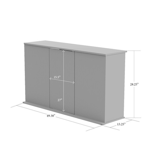 Aquatic Fundamental 55 Gallon Serene Cherry Aquarium Stand with