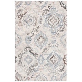 SAFAVIEH Handmade Suzani Jabine Modern Wool Rug - 5' x 8'