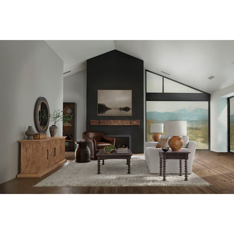 Hooker Furniture 6700-80313-98 Big Sky 28" Wide Solid Wood Edged Top
