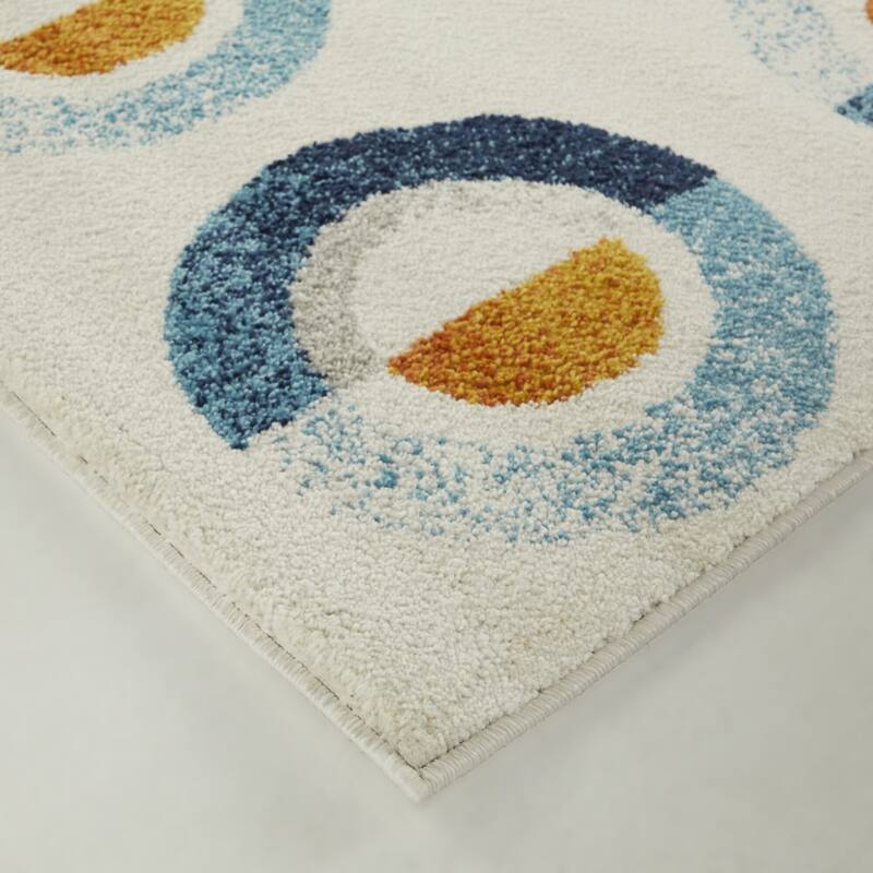 Curie Modern Geometric Area Rug