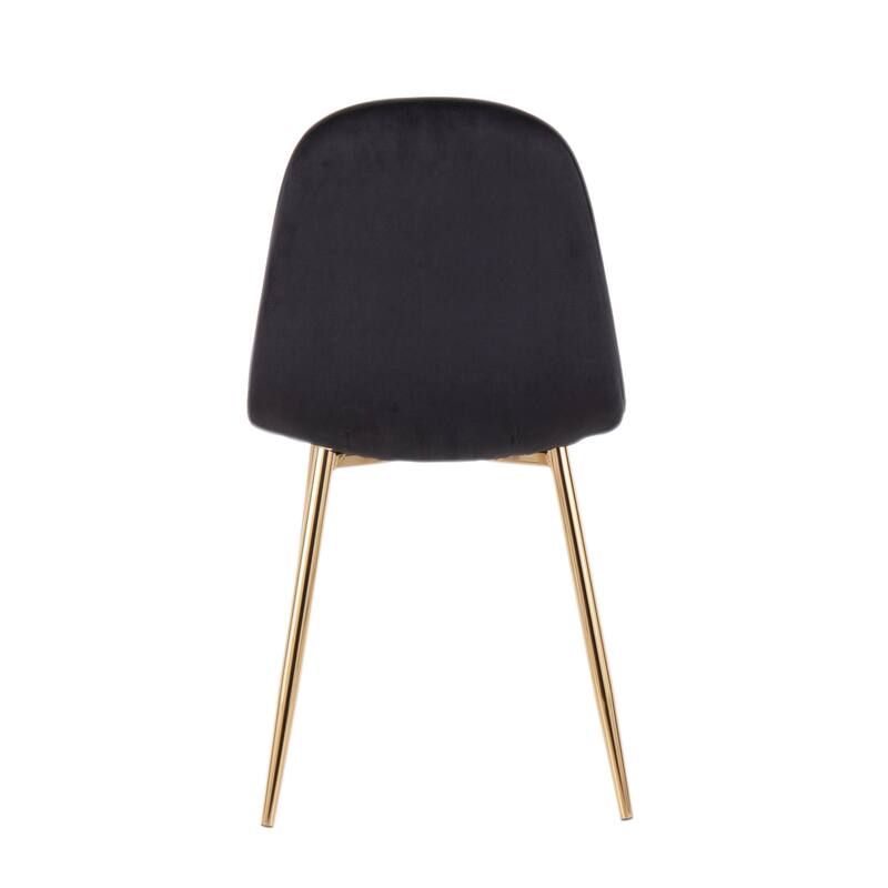 Silver Orchid Stone Gold Dining Chair - Set of 2