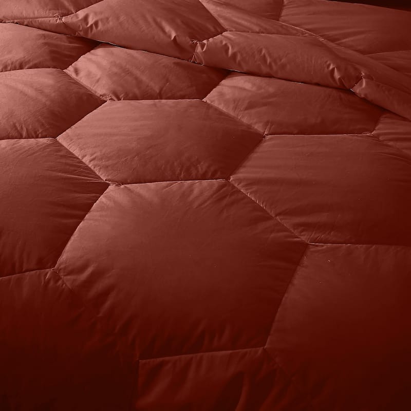 Honeycomb Stitch Down Alternative Comforter
