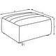 preview thumbnail 3 of 1, Sunny Contemporary Square Upholstered Ottoman
