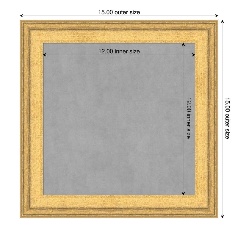 Amanti Art Owen Gold Framed - 15 x 15 in