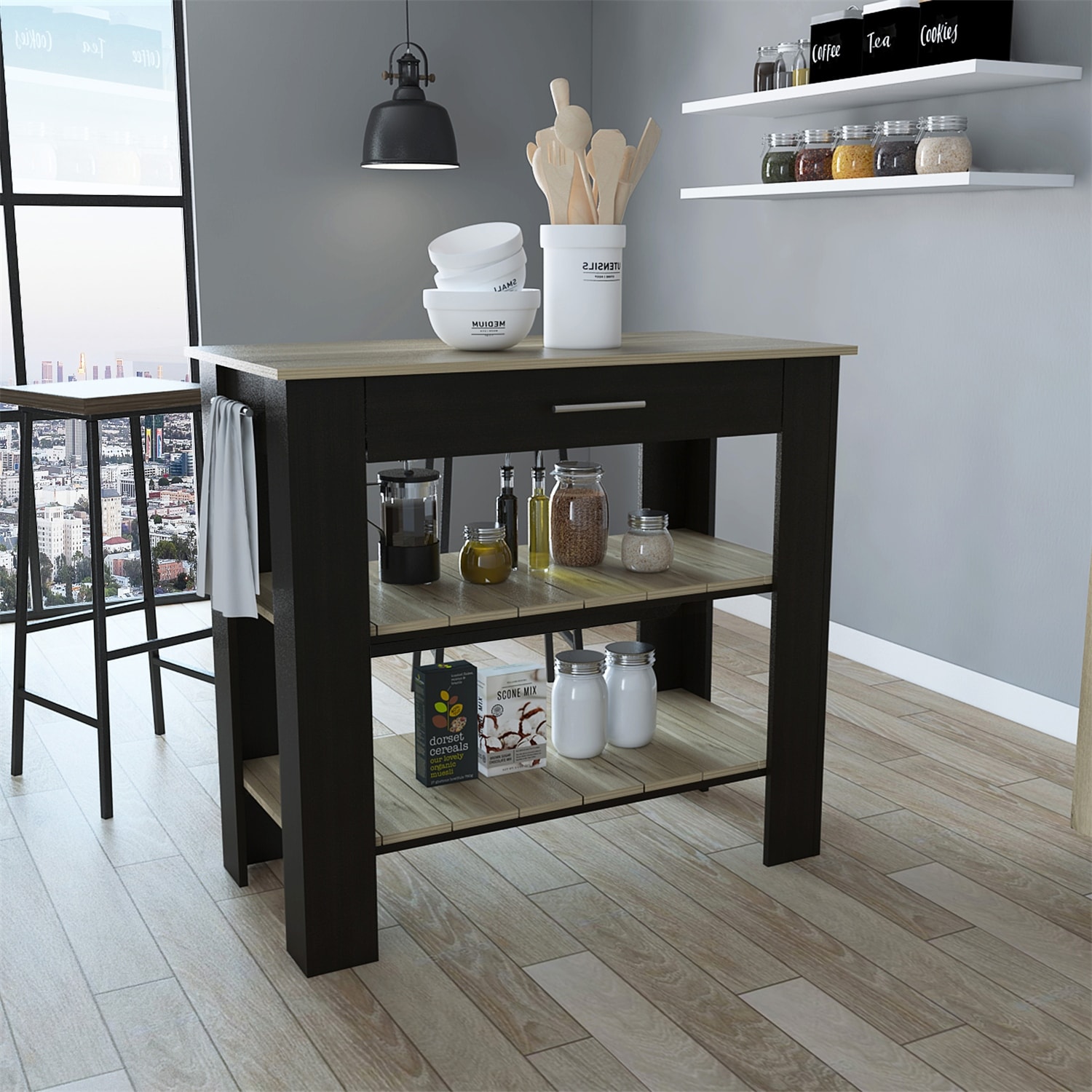 Kitchen island and table in sales one