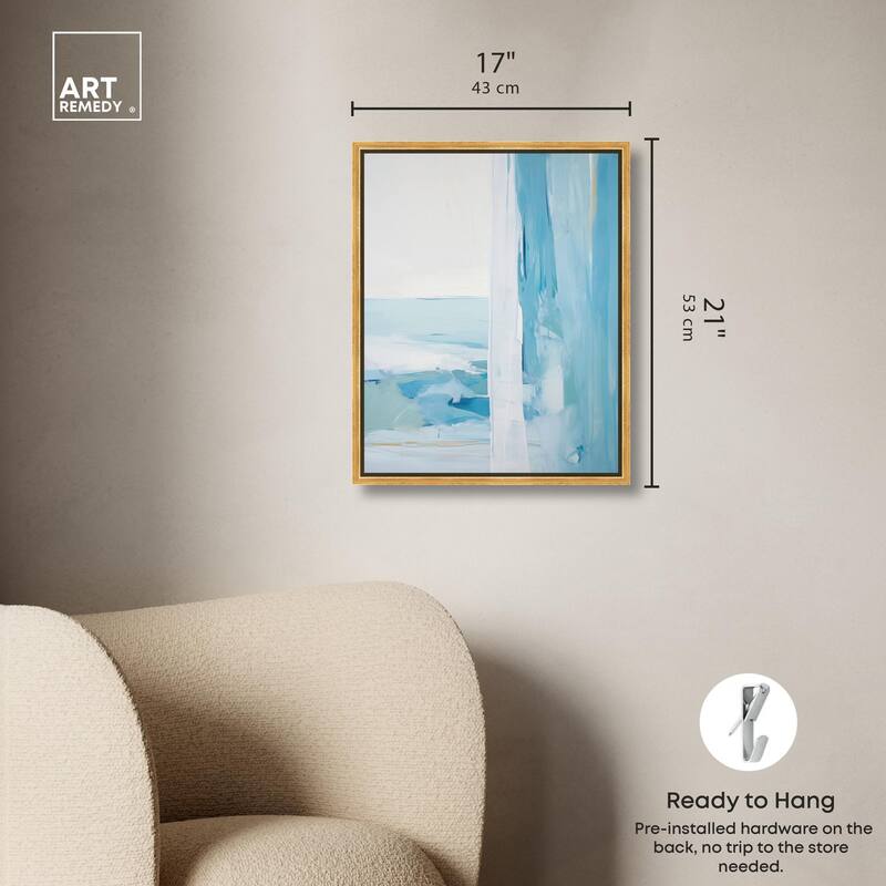 Transcendent Tides II Canvas by Art Remedy