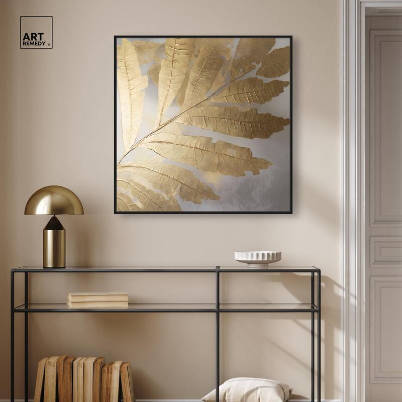 Golden Canopy (I) Canvas by Art Remedy