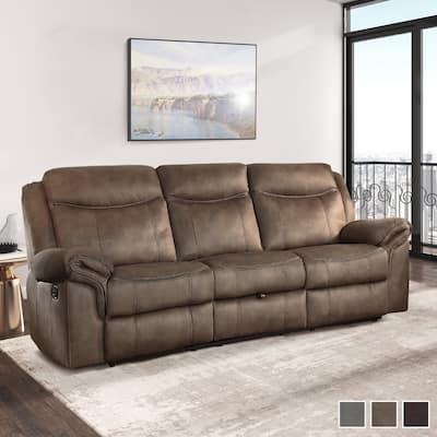 Brisa Manual Double Reclining Sofa