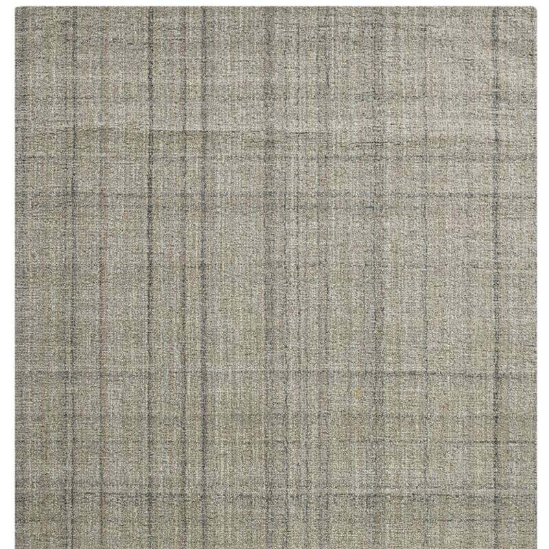 HomeRoots Plaid Transitional Rectangle Area Rug