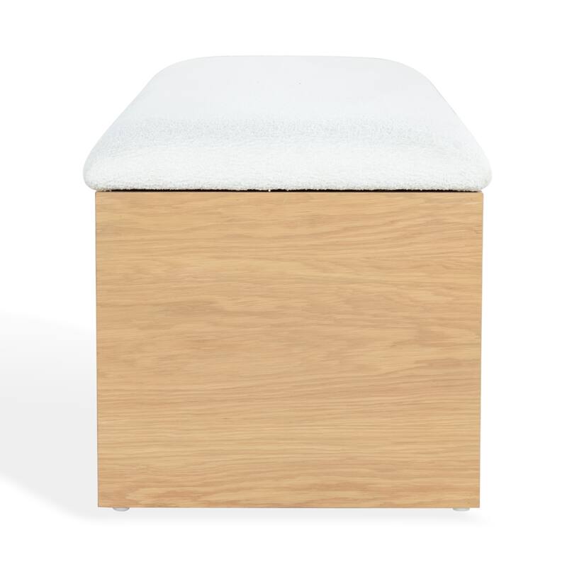 SAFAVIEH Couture Rose Andrea Cushion Top Storage Bench - 62"W x 20"D x 19"H