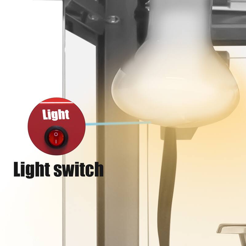 Bar Style Popcorn Machine, 6-Ounce Popcorn Maker Popper