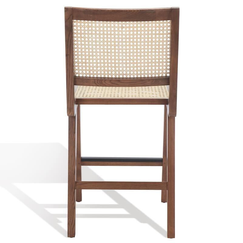 SAFAVIEH Couture Melike French Cane 23-inch Counter Stool - 18 In. W x 23 In. D x 39 In. H - 18Wx23Dx39H