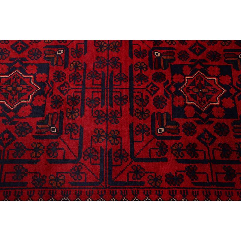 ECARPETGALLERY Hand-knotted Finest Khal Mohammadi Red Wool Rug - 5'7 x 8'9