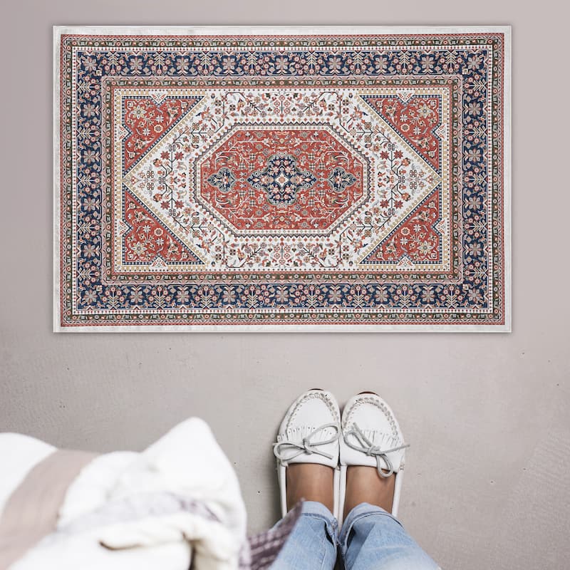 Emerald Logan Red/Navy Rug